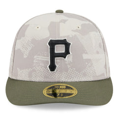 Pittsburgh Pirates New Era 2025 Armed Forces Day Low Profile 59FIFTY Fitted Hat | MLB For sale