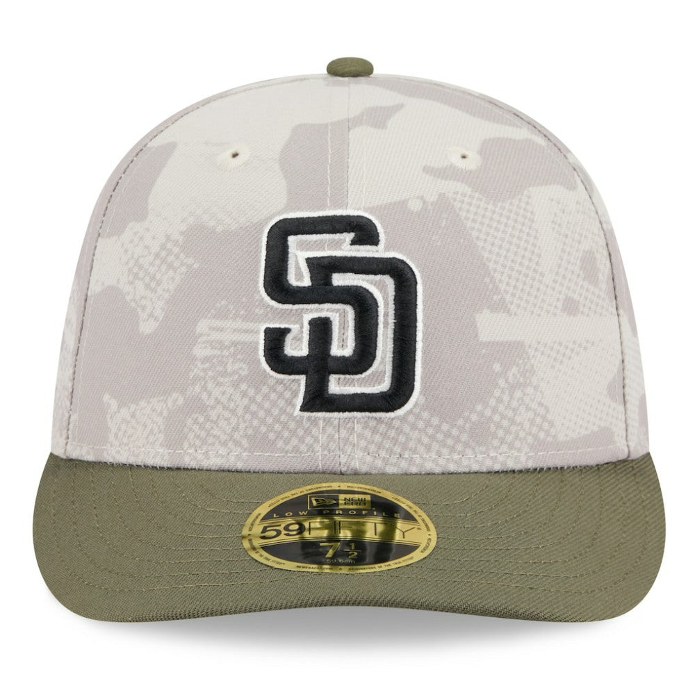 San Diego Padres New Era 2025 Armed Forces Day Low Profile 59FIFTY Fitted Hat | MLB Shop