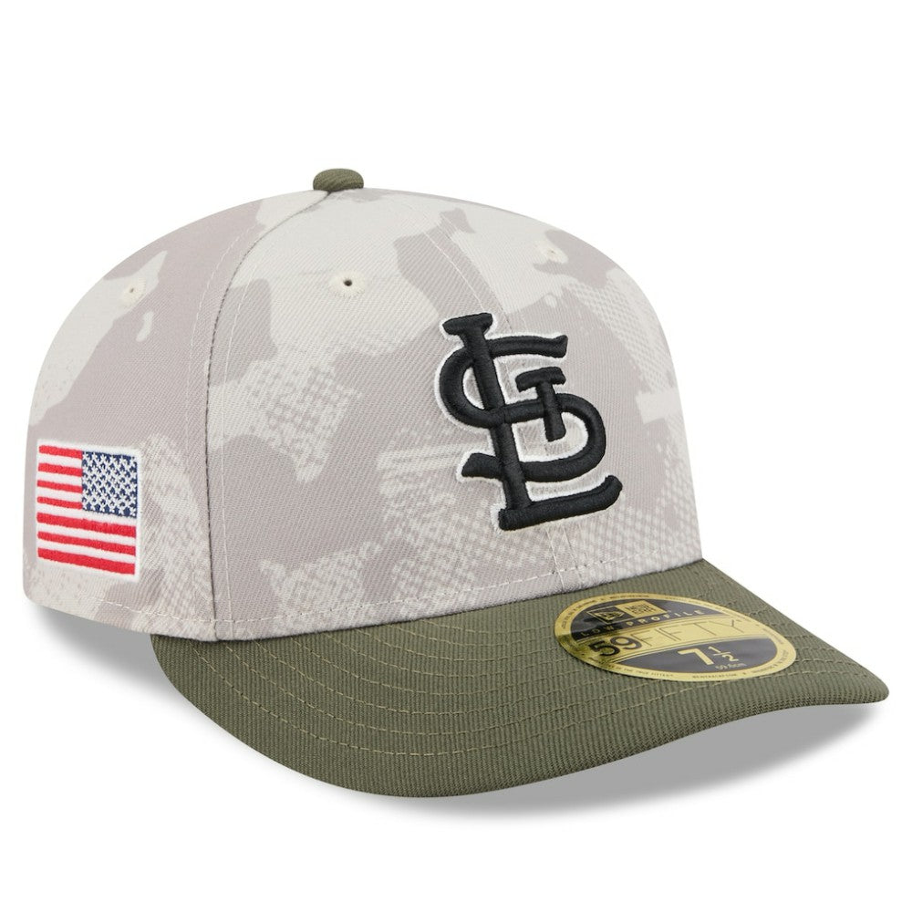 St. Louis Cardinals New Era 2025 Armed Forces Day Low Profile 59FIFTY Fitted Hat | MLB On Sale
