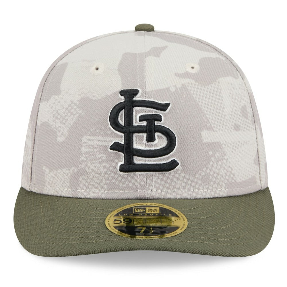 St. Louis Cardinals New Era 2025 Armed Forces Day Low Profile 59FIFTY Fitted Hat | MLB On Sale