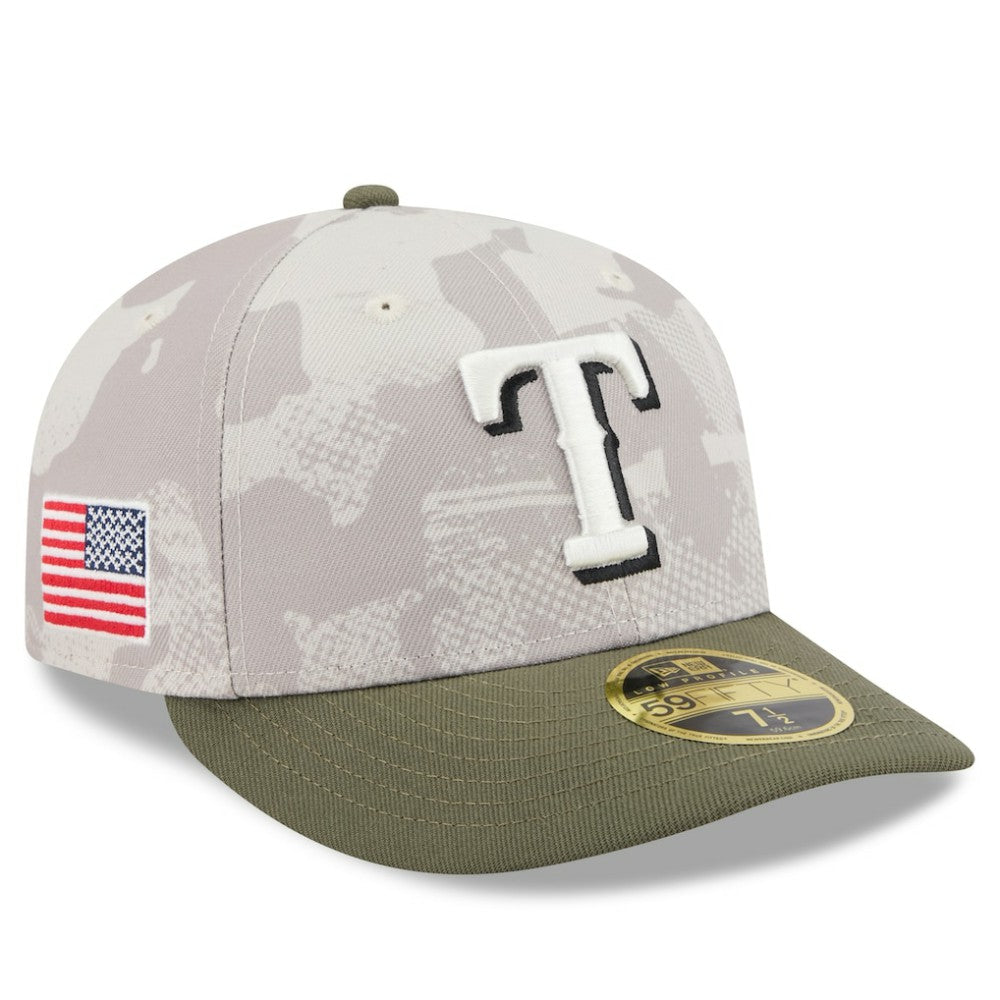 Texas Rangers New Era 2025 Armed Forces Day Low Profile 59FIFTY Fitted Hat | MLB Sale