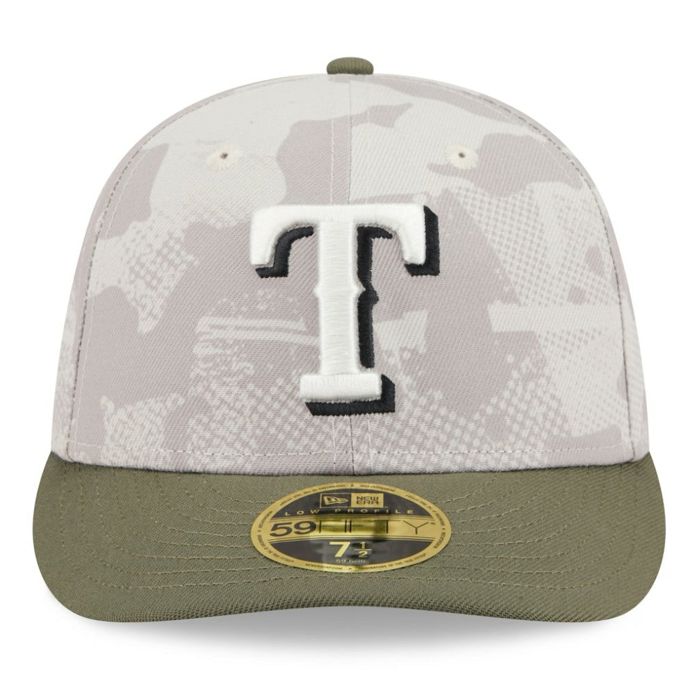 Texas Rangers New Era 2025 Armed Forces Day Low Profile 59FIFTY Fitted Hat | MLB Sale