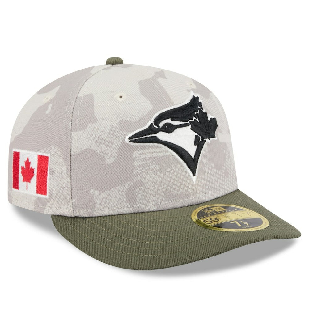 Toronto Blue Jays New Era 2025 Armed Forces Day Low Profile 59FIFTY Fitted Hat | MLB For sale
