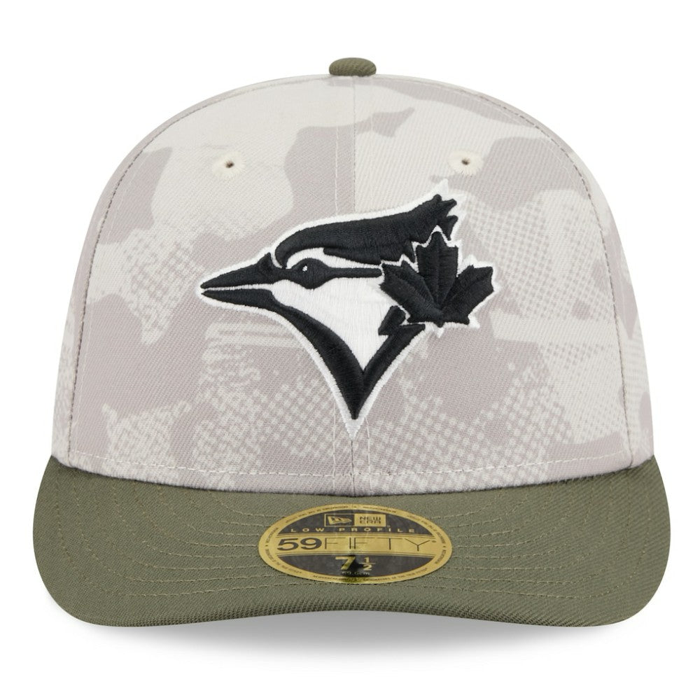 Toronto Blue Jays New Era 2025 Armed Forces Day Low Profile 59FIFTY Fitted Hat | MLB For sale