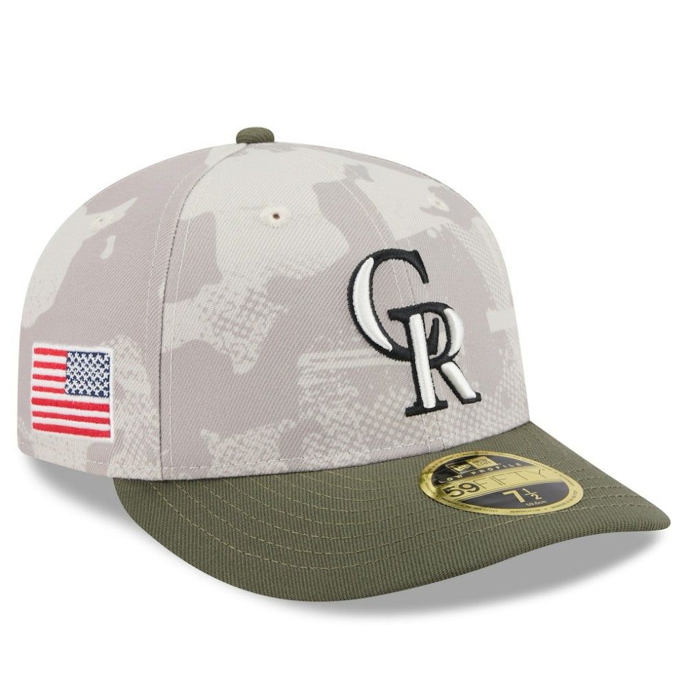 Colorado Rockies New Era 2025 Armed Forces Day Low Profile 59FIFTY Fitted Hat | MLB Outlet
