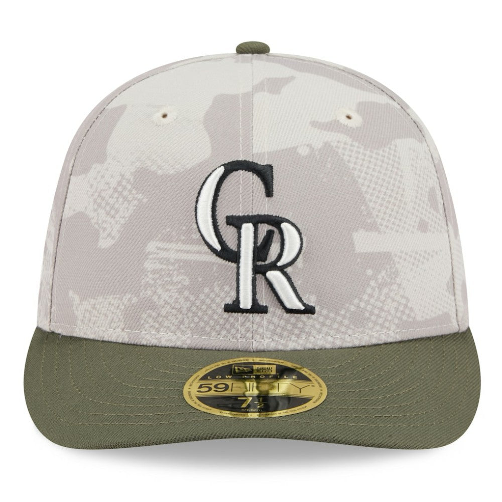 Colorado Rockies New Era 2025 Armed Forces Day Low Profile 59FIFTY Fitted Hat | MLB Outlet