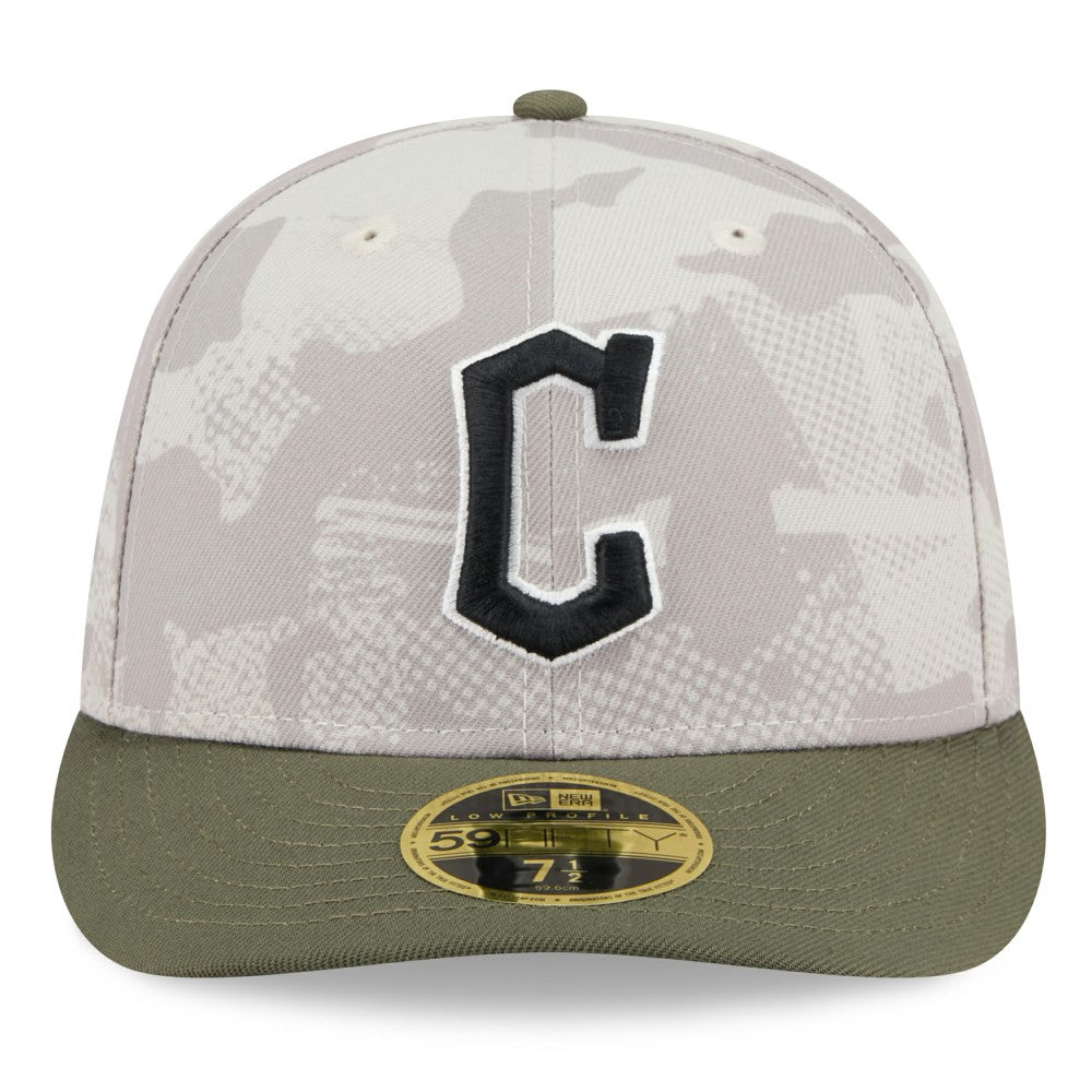 Cleveland Guardians New Era 2025 Armed Forces Day Low Profile 59FIFTY Fitted Hat | MLB For sale