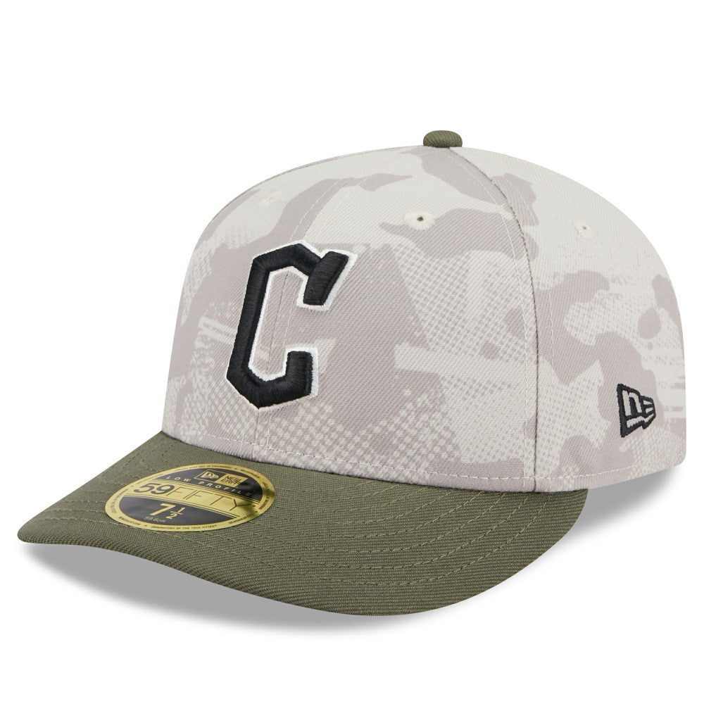 Cleveland Guardians New Era 2025 Armed Forces Day Low Profile 59FIFTY Fitted Hat | MLB For sale