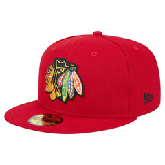 Chicago Blackhawks New Era Core 59FIFTY Fitted Hat Outlet