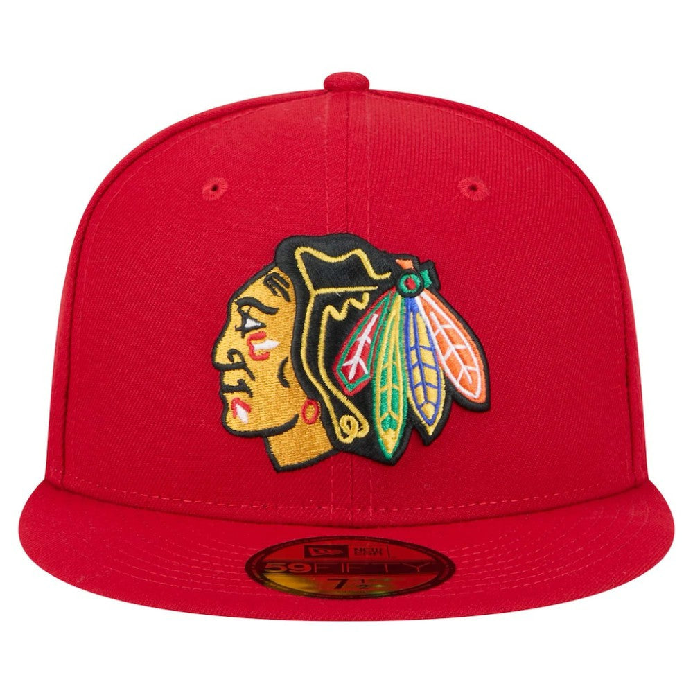 Chicago Blackhawks New Era Core 59FIFTY Fitted Hat Outlet