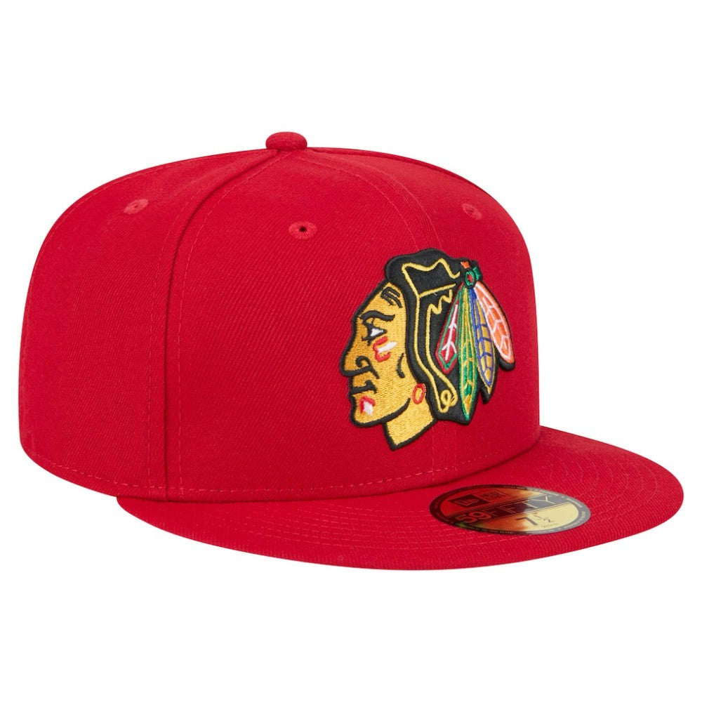 Chicago Blackhawks New Era Core 59FIFTY Fitted Hat Outlet
