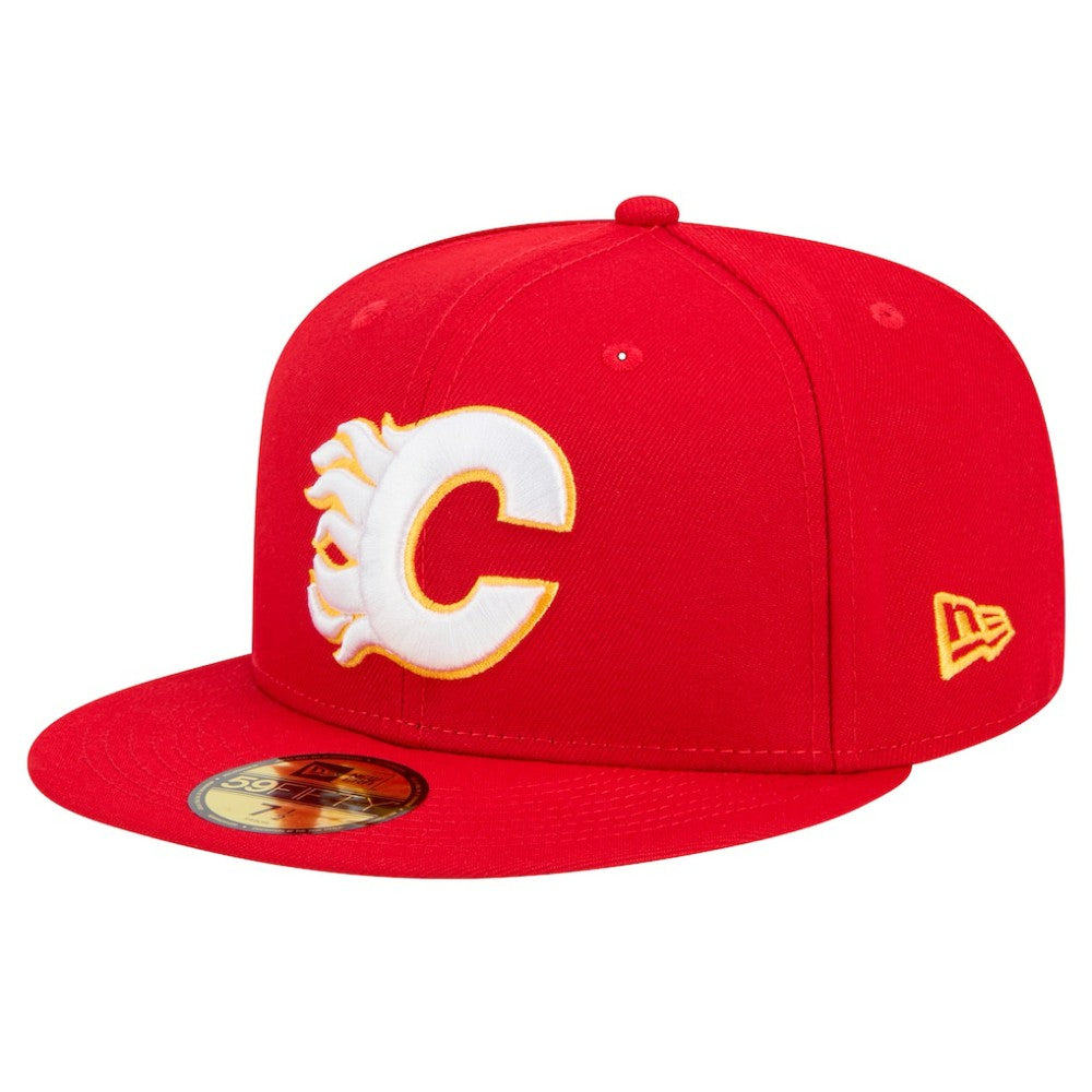 Calgary Flames New Era Core 59FIFTY Fitted Hat Outlet