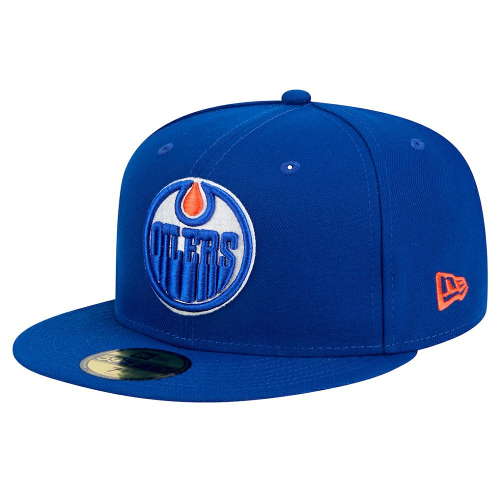Edmonton Oilers New Era Core 59FIFTY Fitted Hat Discount