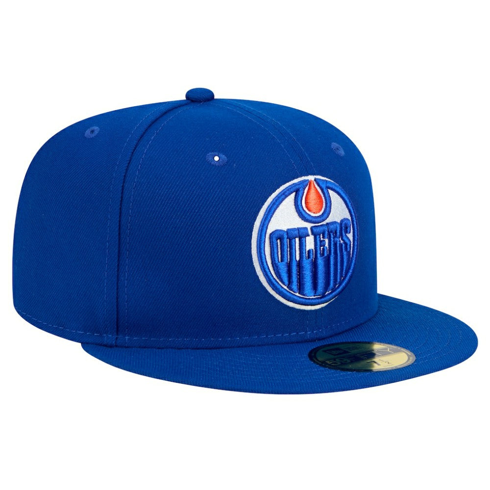 Edmonton Oilers New Era Core 59FIFTY Fitted Hat Discount