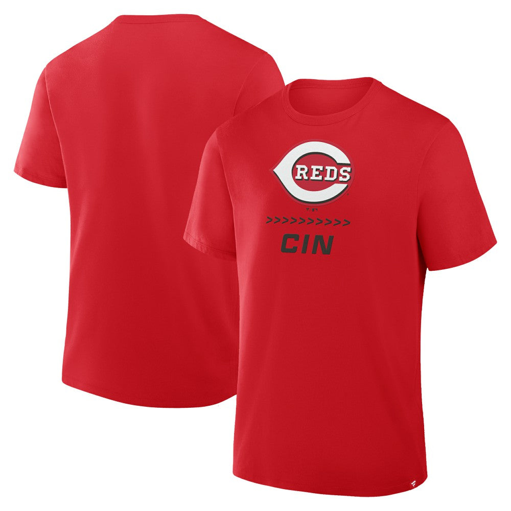 Cincinnati Reds Fanatics Clubhouse Legacy Side Swipe T-Shirt | MLB Near me