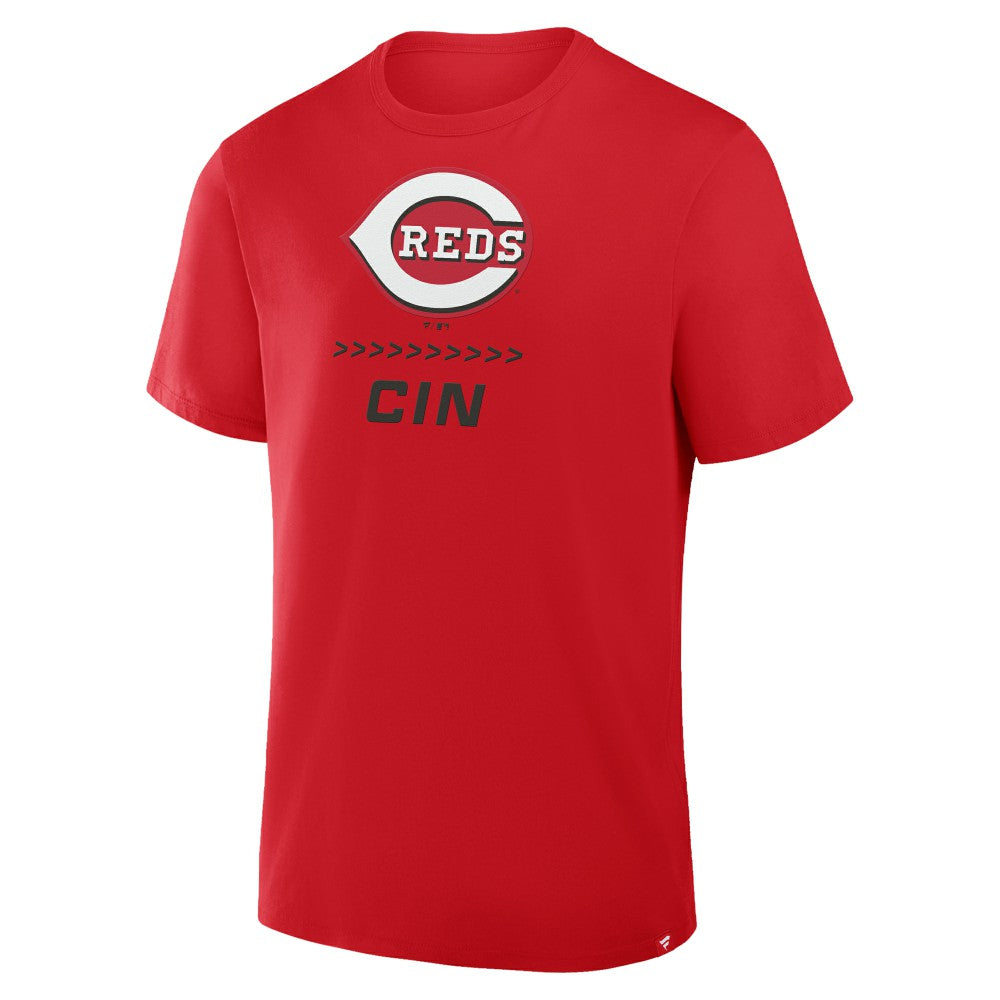Cincinnati Reds Fanatics Clubhouse Legacy Side Swipe T-Shirt | MLB Near me