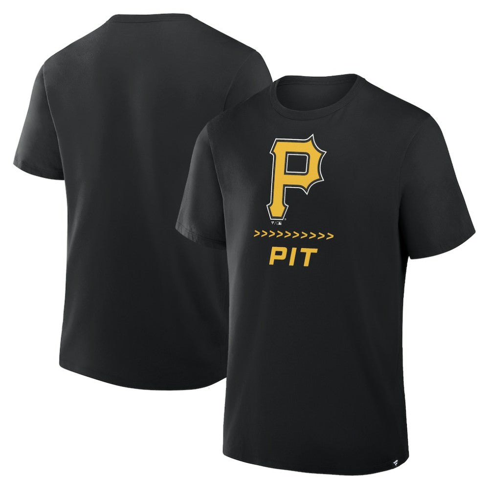 Pittsburgh Pirates Fanatics Clubhouse Legacy Side Swipe T-Shirt | MLB Discount