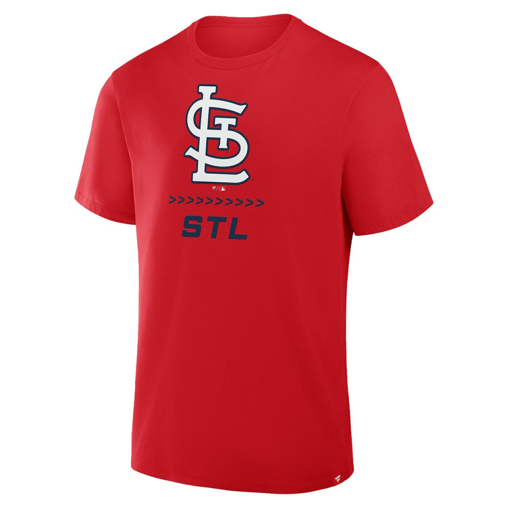 St. Louis Cardinals Fanatics Clubhouse Legacy Side Swipe T-Shirt | MLB New
