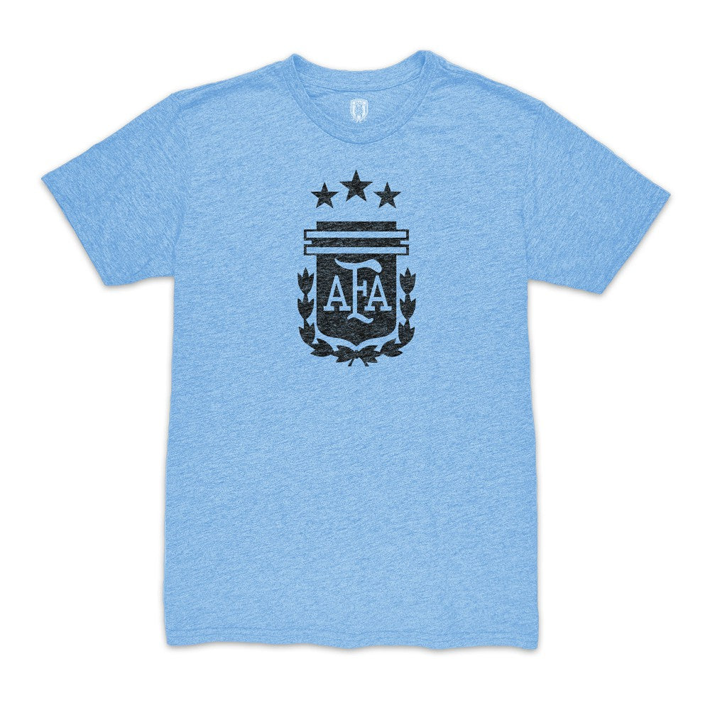 Alejandro Garnacho Argentina National Team 1863FC Player Vintage Tri-Blend T-Shirt Light Blue