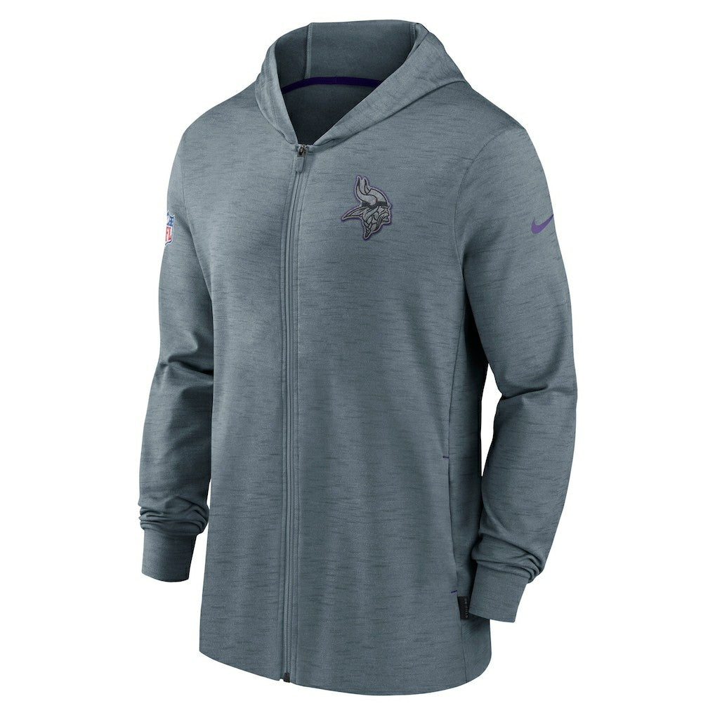 Minnesota Vikings Nike 2022/23 Sideline Pop Performance Full-Zip Hoodie
