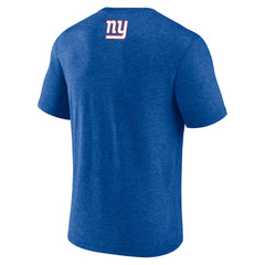 New York Giants Fanatics Tri-Blend Helmet End Around T-Shirt