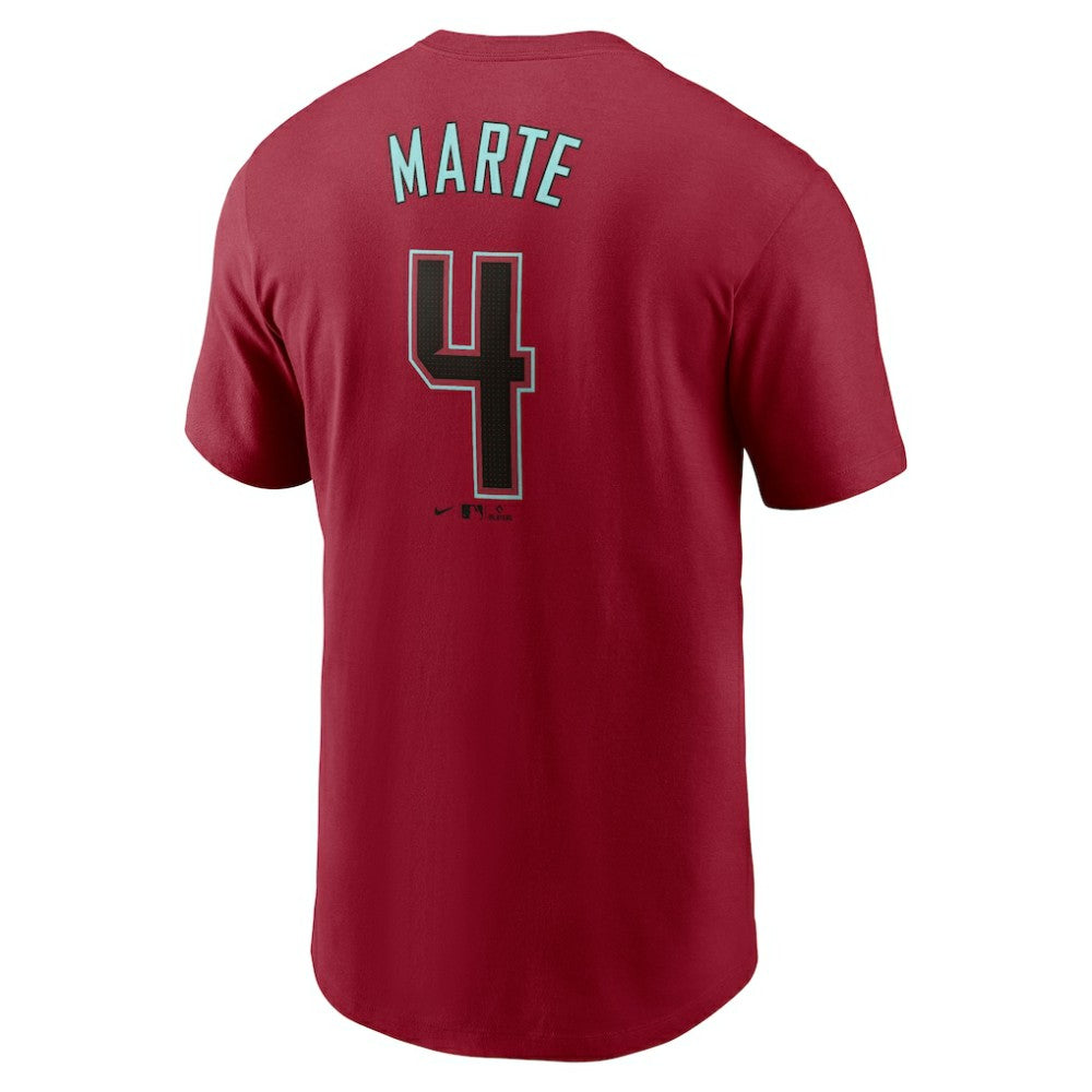 Ketel Marte Arizona Diamondbacks Nike Fuse Name & Number T-Shirt | MLB Discount