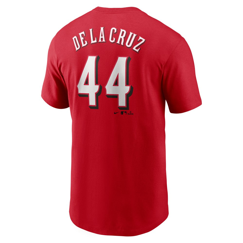 Elly De La Cruz Cincinnati Reds Nike Fuse Name & Number T-Shirt | MLB New