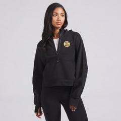 Boston Bruins lululemon Women's Scuba Oversized Half-Zip Hoodie For Sale