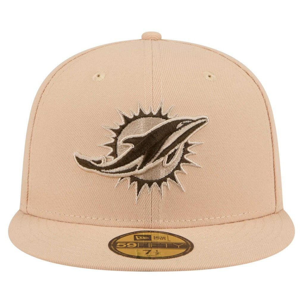 Miami Dolphins New Era Candied Pecan 59FIFTY Fitted Hat