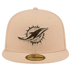 Miami Dolphins New Era Candied Pecan 59FIFTY Fitted Hat