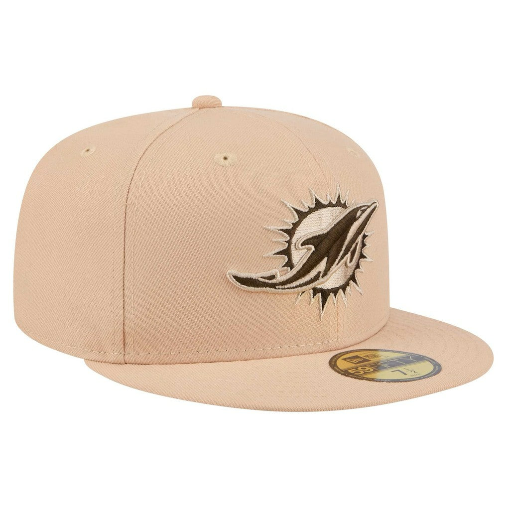 Miami Dolphins New Era Candied Pecan 59FIFTY Fitted Hat