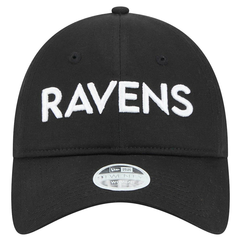 Baltimore Ravens New Era Women's Cece 9TWENTY Adjustable Hat