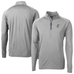 Cincinnati Reds Cutter & Buck Adapt Eco Knit Stretch Recycled Big & Tall Quarter-Zip Pullover Top | MLB US