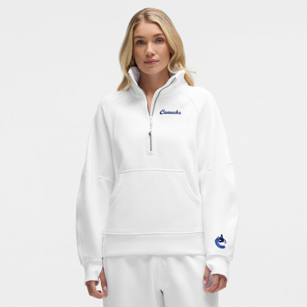 Vancouver Canucks lululemon Women's Scuba Oversized Half Zip Top Outlet