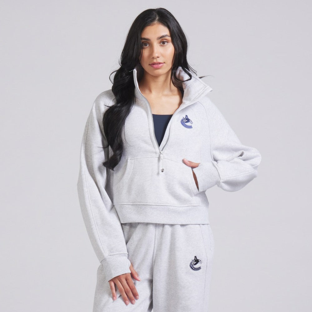 Vancouver Canucks lululemon Women's Scuba Oversized Half Zip Top Discount