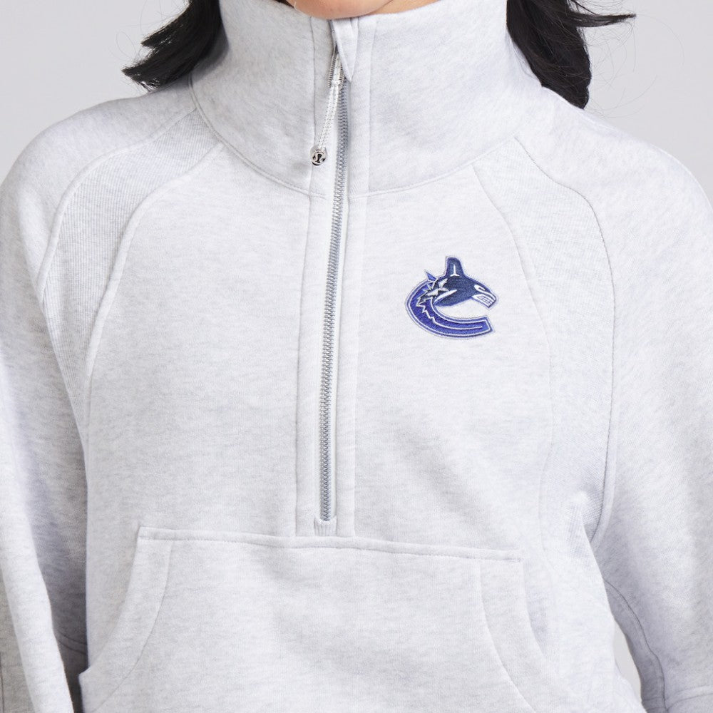 Vancouver Canucks lululemon Women's Scuba Oversized Half Zip Top Discount
