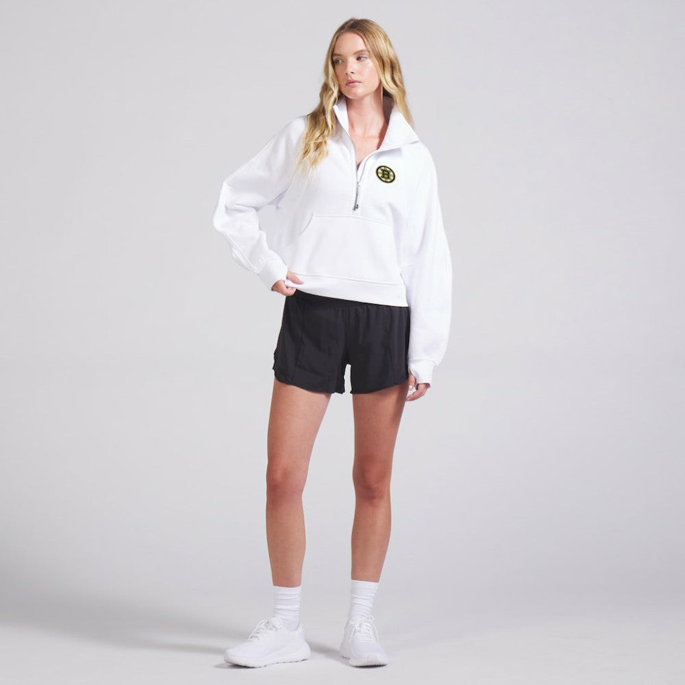 Boston Bruins lululemon Women's Scuba Oversized Half Zip Top On Sale