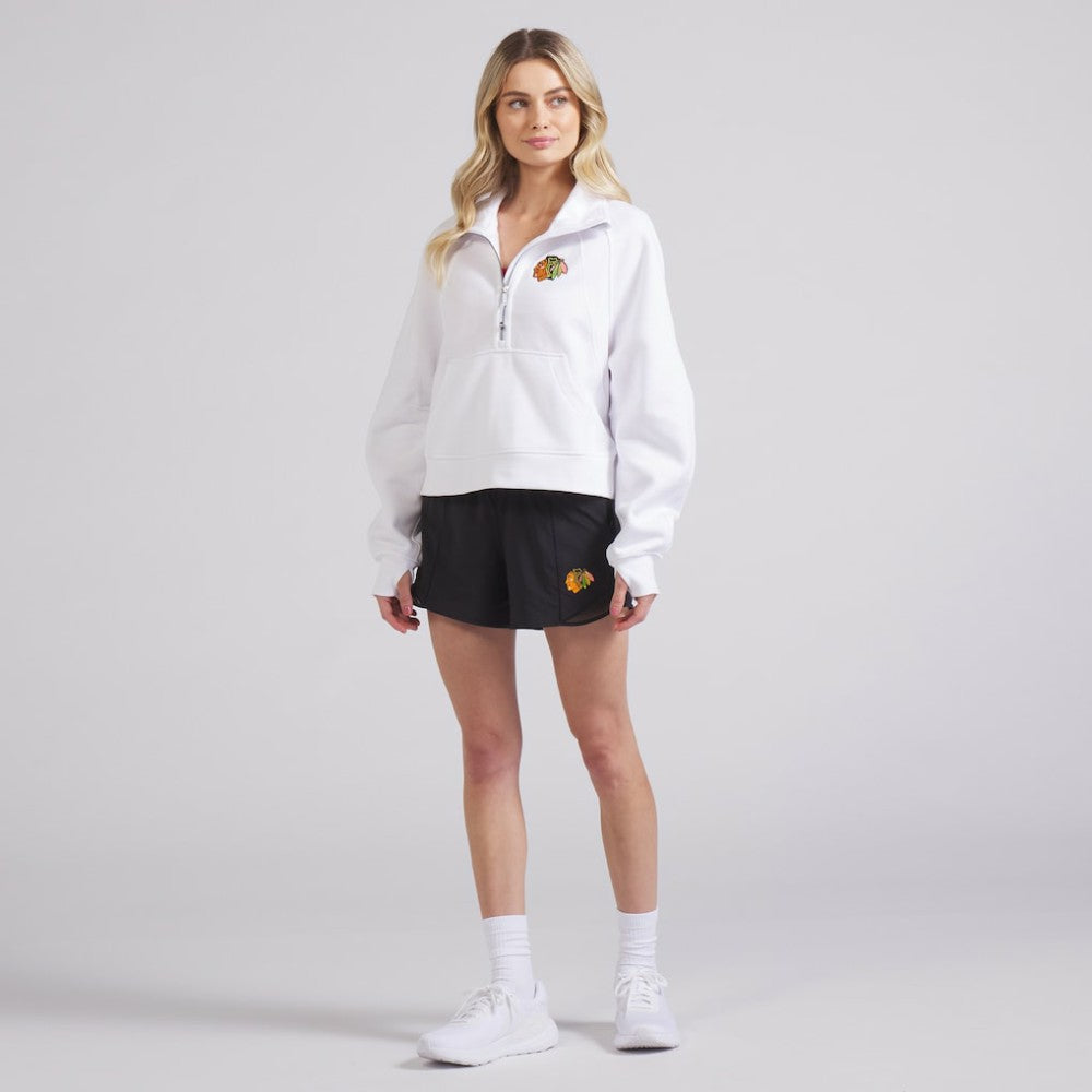 Chicago Blackhawks lululemon Women's Scuba Oversized Half Zip Top For Sale