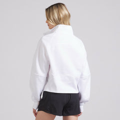 Chicago Blackhawks lululemon Women's Scuba Oversized Half Zip Top For Sale