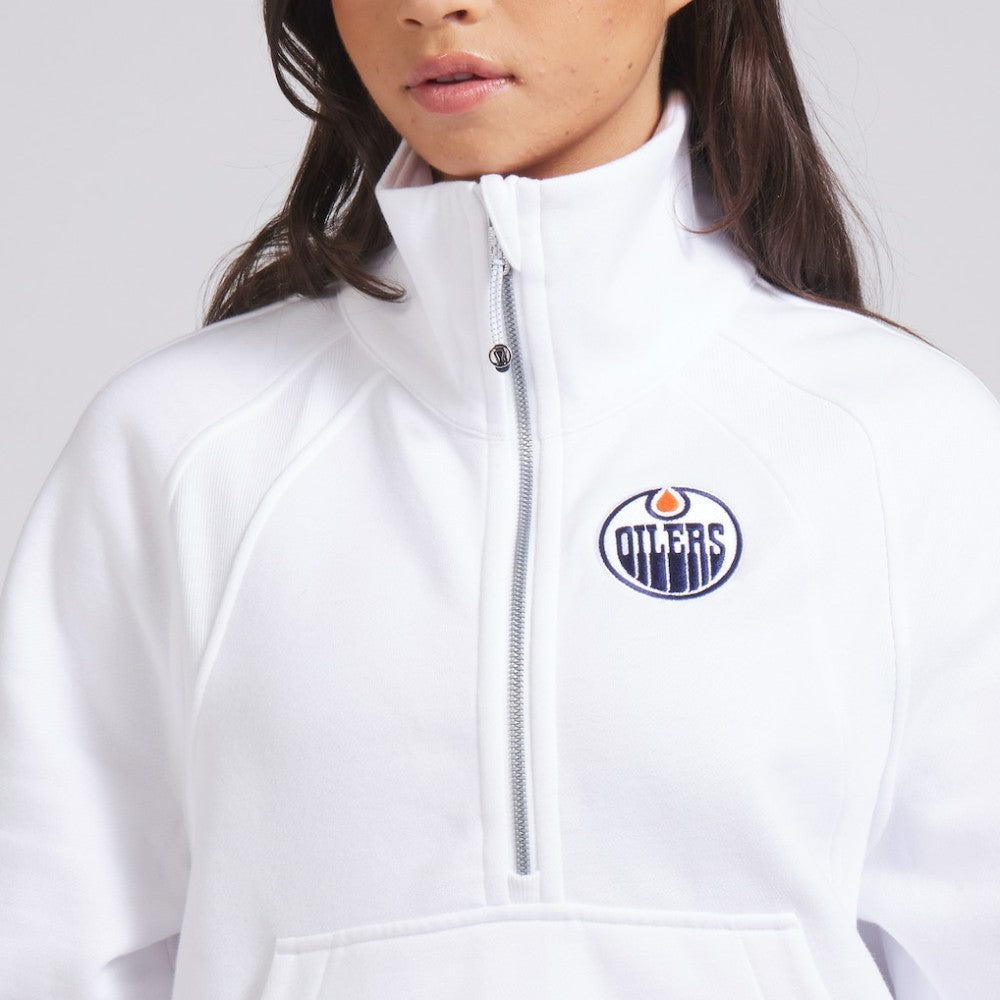 Edmonton Oilers lululemon Women's Scuba Oversized Half Zip Top Discount