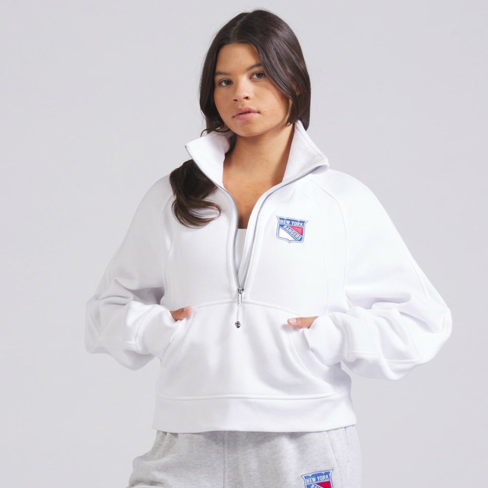 New York Rangers lululemon Women's Scuba Oversized Half Zip Top Sale
