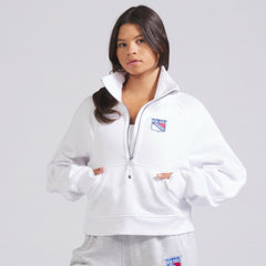 New York Rangers lululemon Women's Scuba Oversized Half Zip Top Sale
