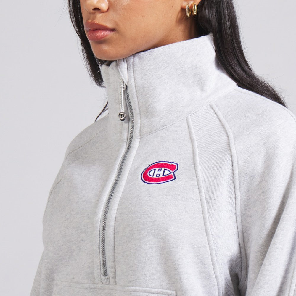 Montreal Canadiens lululemon Women's Scuba Oversized Half Zip Top On Sale