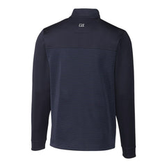 Minnesota Twins Cutter & Buck Big & Tall Traverse Stripe Stretch DryTec Quarter-Zip Top | MLB On Sale