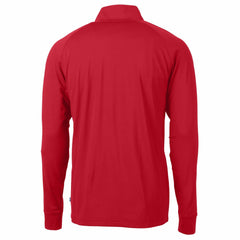 Cleveland Guardians Cutter & Buck Big & Tall Adapt Eco Knit Stretch Recycled Quarter-Zip Pullover Top | MLB On Sale