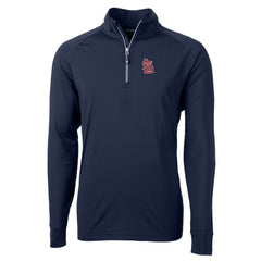 St. Louis Cardinals Cutter & Buck Big & Tall Adapt Eco Knit Stretch Recycled Quarter-Zip Pullover Top | MLB Near me