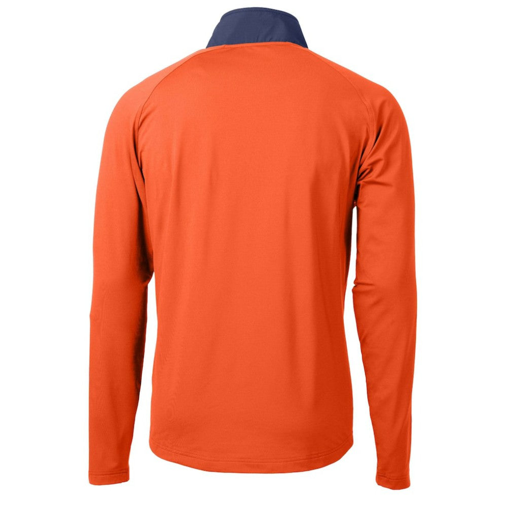 Detroit Tigers Cutter & Buck Adapt Eco Knit Hybrid Recycled Quarter-Zip Jacket | MLB Near me