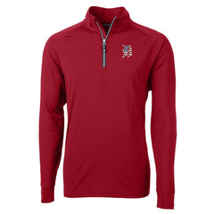 Detroit Tigers Cutter & Buck Patriotic Logo Adapt Eco Knit Stretch Recycled Quarter-Zip Pullover Top | MLB Discount