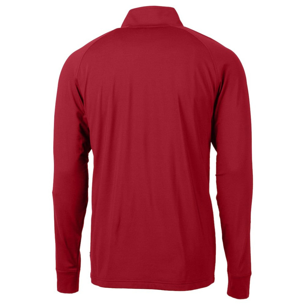 Detroit Tigers Cutter & Buck Patriotic Logo Adapt Eco Knit Stretch Recycled Quarter-Zip Pullover Top | MLB Discount