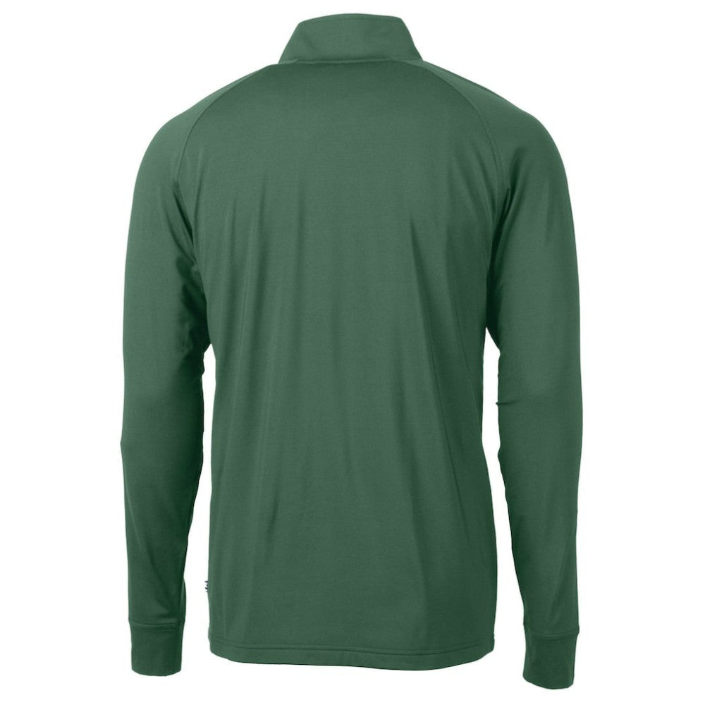 Athletics Cutter & Buck Stomper Adapt Eco Knit Stretch Recycled Quarter-Zip Pullover Top | MLB Discount